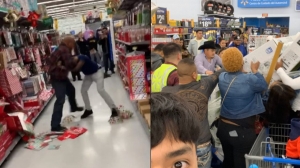 Black Friday fights caught on video land shoppers on Santa’s naughty list