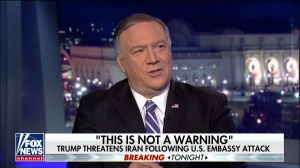 Pompeo: US will hold Iran ‘accountable’ for any ‘malign activity,’ after Baghdad embassy attack