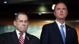 Nadler appears to steal podium from Schiff in viral impeachment moment