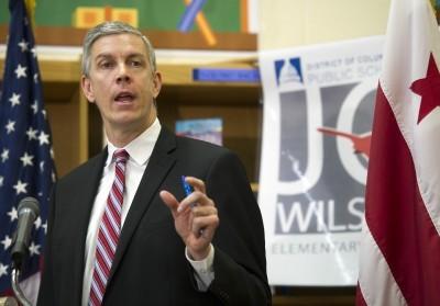 Even as Congress moves to strip his power, Arne Duncan holds his ground