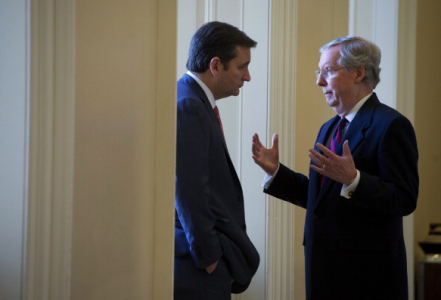 Ted Cruz Accuses Mitch McConnell of Lying and Behaving Like Harry Reid