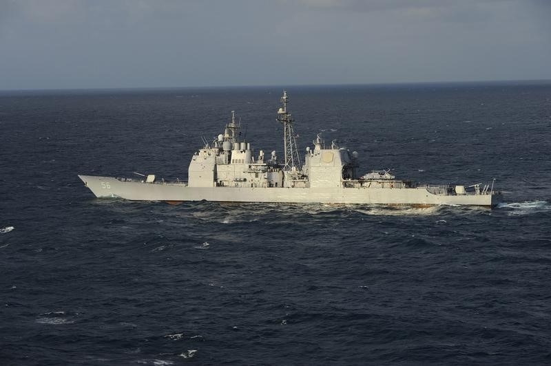 U.S. accuses Russian warship of aggressive maneuvers near U.S. navy ship