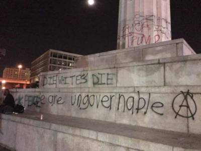 ‘Die Whites Die’: Anti-Trump Rioters Vandalize NOLA Monuments