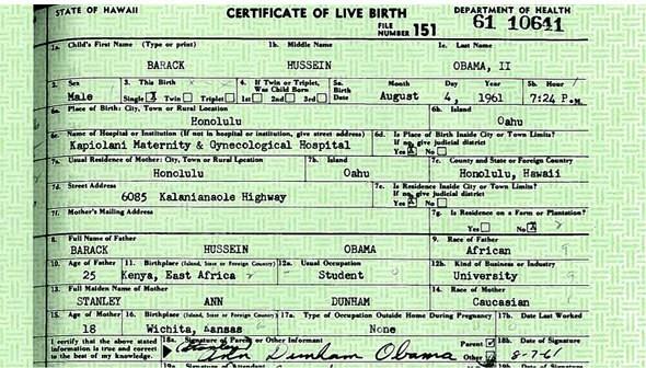 Evidence Obama birth certificate 'fake' heading to Congress