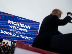 Donald Trump in Michigan: ‘I’m Working My Ass Off’