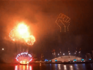 Sadiq Khan Lights Up London Sky with BLM Fist for New Year Fireworks