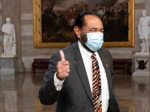 Democrat Rep. Al Green Stages Photo Op at Capitol Facing Non-Existent Extremists
