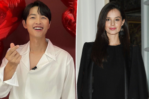 Song Joong-ki and Katy Louise Saunders are married, expecting a baby