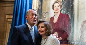 John Boehner Cries in Nancy Pelosi Tribute During Speaker’s Portrait Unveiling