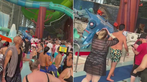 New Jersey water park closes after decorative helicopter falls, injures 4