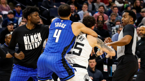 Wild brawl leads to five ejections in Magic-Timberwolves game: ‘I feel embarrassed’