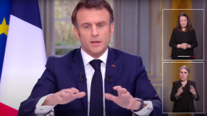 France’s Emmanuel Macron excoriated after removing luxury watch during TV interview