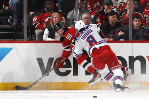 Rangers seize series control after physically dominating Devils
