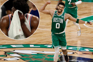 Jayson Tatum pours in record-breaking 51 points as Celtics rout 76ers in Game 7