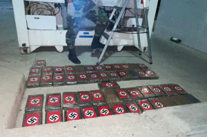 50 bricks of cocaine bearing Nazi symbols seized in Peru
