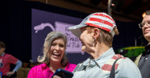 GOP Candidates Descend on ‘First in the Nation’ Iowa for Ernst’s Roast and Ride