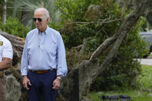 In hurricane-torn Florida, Biden urges Congress to shore up emergency funding