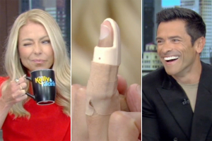 Kelly Ripa Sends ‘Live’ Audience Into Hysterics With NSFW Joke About Mark Consuelos’ “Major” Injury: “Just the Tip?”