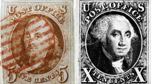 On this day in history, July 1, 1847, the US Post Office issues the first stamps