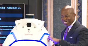 Feel Safe Yet? NYC Mayor Eric Adams Deploys Police Robot to Times Square Subway Station