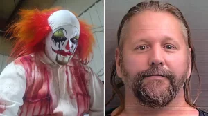 Wrestler ‘Kreepy the Clown’ arrested for parking lot beatdown of heckler