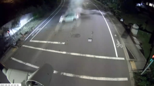 Video captures high-speed Porsche crash of Chinese woman who later fled US