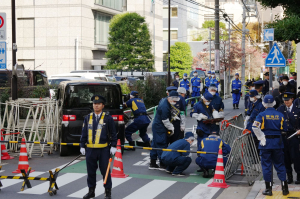 Car rams barricade near Israel embassy in Tokyo, driver detained