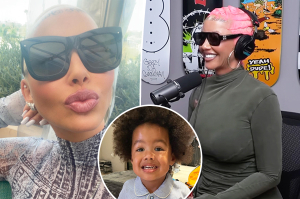 Amber Rose lets her 4-year-old son Slash drink coffee ‘every morning’