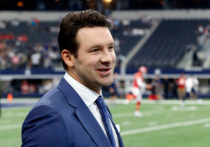 Tony Romo refers to Taylor Swift as Travis Kelce’s ‘wife’ in on-air gaffe