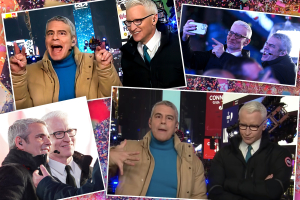 Boozy buds: Andy Cohen and Anderson Cooper’s wildest NYE moments