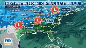 Another massive winter storm looming on East Coast after weekend nor’easter