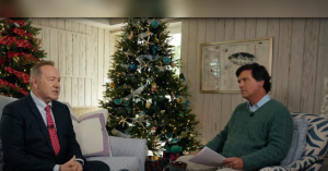 Watch: Tucker Carlson Interviews Kevin Spacey’s Frank Underwood Character on Christmas Eve
