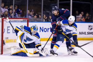 New Rangers, Igor Shesterkin come up big in win over Blues