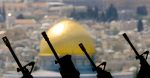 WATCH: Iranian Missiles Intercepted over Islamic Holy Site Dome of the Rock in Jerusalem