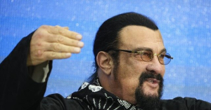 Actor Steven Seagal Visits Moscow Terror Attack Victims