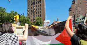 WATCH: Pro-Palestinian Mob Parade Through NYC, Burn American Flags