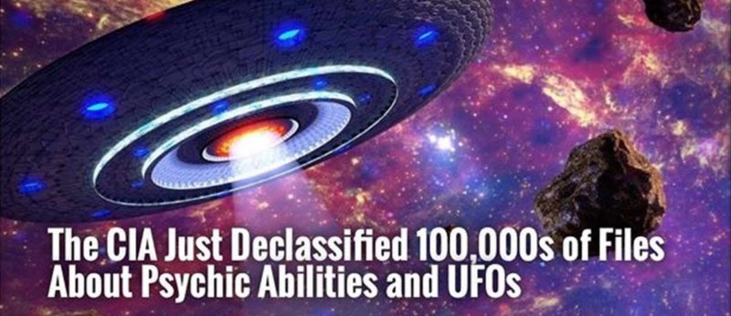 The CIA Just Declassified 100,000s of Files About Psychic Abilities and UFOs