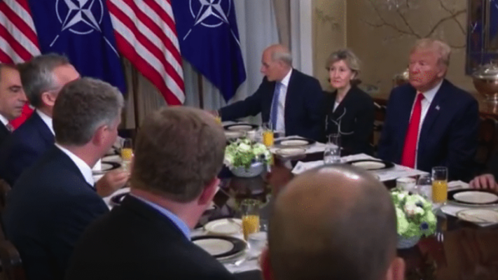President Trump Confronts NATO Free Riders